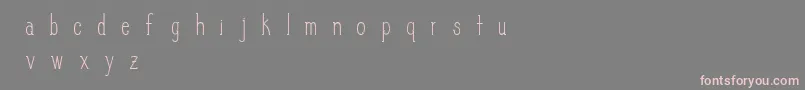 SlimPickins Font – Pink Fonts on Gray Background