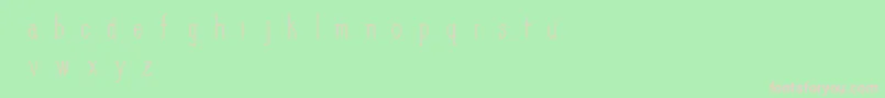 SlimPickins Font – Pink Fonts on Green Background