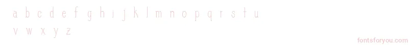 SlimPickins Font – Pink Fonts on White Background