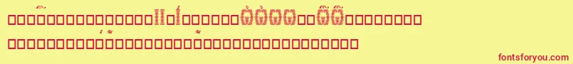 fuente Orthodox.TtUcs8DropCaps – Fuentes Rojas Sobre Fondo Amarillo