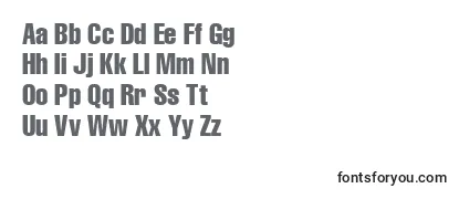 Czcionka HelveticaLtCompressed