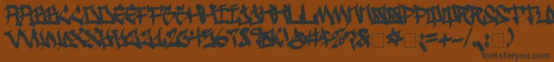 More about GhettoStreetz Font GhettoStreetz Font – Black Fonts on Brown Background