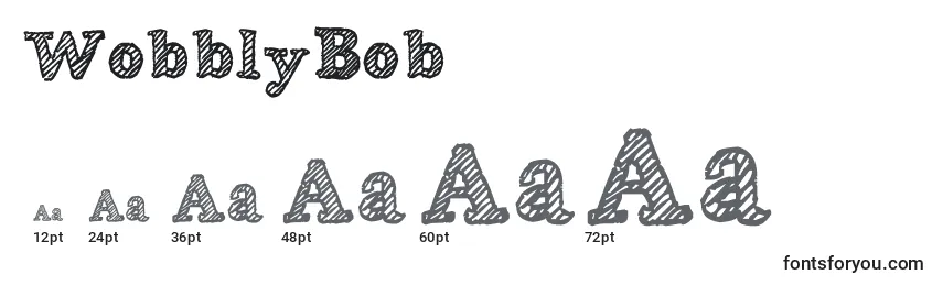 WobblyBob Font Sizes