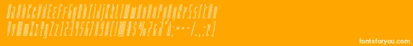 Phantaconoutital Font – White Fonts on Orange Background