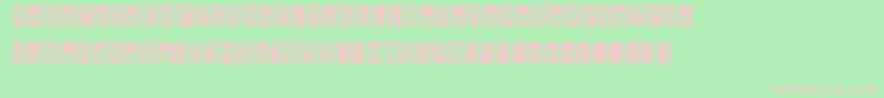 SdLedScreen Font – Pink Fonts on Green Background