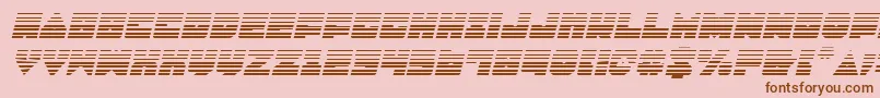 Lobotommygi Font – Brown Fonts on Pink Background