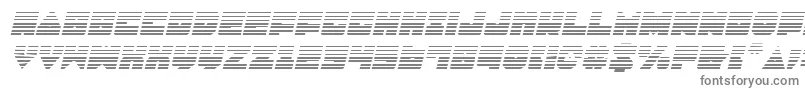 Lobotommygi-Schriftart – Graue Schriften auf weißem Hintergrund