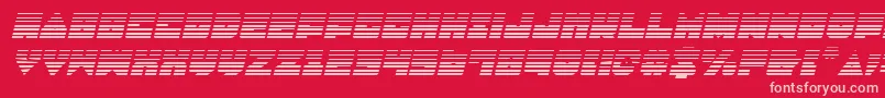 フォントLobotommygi – 赤い背景にピンクのフォント
