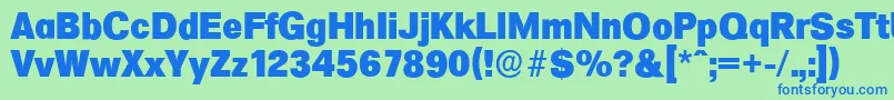 En savoir plus sur la police FormulaserialHeavyRegular Police FormulaserialHeavyRegular – polices bleues sur fond vert