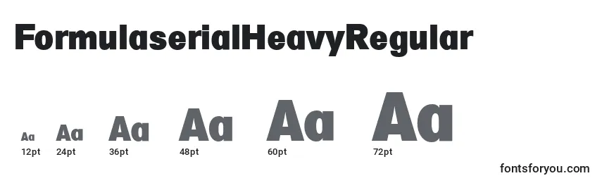 FormulaserialHeavyRegular Font Sizes