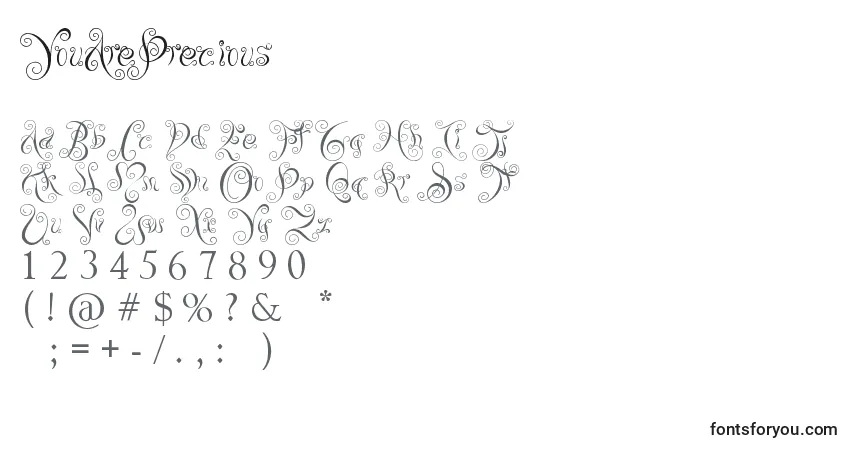 YouArePrecious Font – alphabet, numbers, special characters