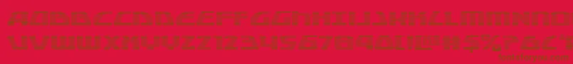 Globaldynamicsgrad Font – Brown Fonts on Red Background