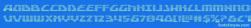 fuente Globaldynamicsgrad – Fuentes Verdes Sobre Fondo Azul