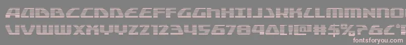 Шрифт Globaldynamicsgrad – розовые шрифты на сером фоне