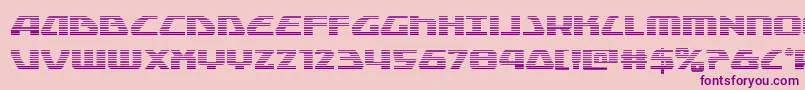 Globaldynamicsgrad Font – Purple Fonts on Pink Background