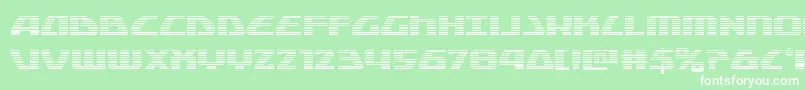 Globaldynamicsgrad Font – White Fonts on Green Background