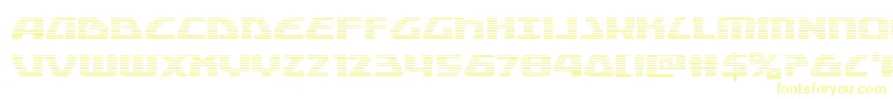 Шрифт Globaldynamicsgrad – жёлтые шрифты