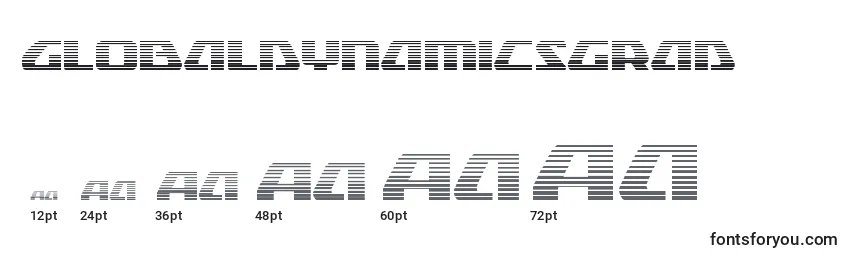 Globaldynamicsgrad Font Sizes