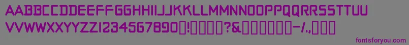 Moto Font – Purple Fonts on Gray Background