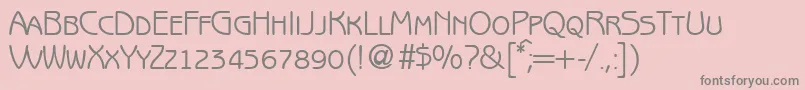 More about BenjaminsanssmcRegular Font BenjaminsanssmcRegular Font – Gray Fonts on Pink Background