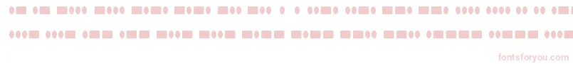 RadiosinmotionhardRegular-Schriftart – Rosa Schriften auf weißem Hintergrund