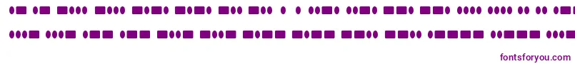 RadiosinmotionhardRegular Font – Purple Fonts on White Background