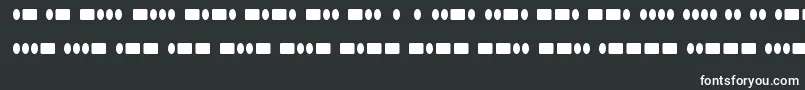 RadiosinmotionhardRegular Font – White Fonts on Black Background