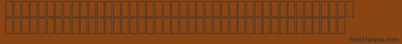 FsIndia-Schriftart – Schwarze Schriften auf braunem Hintergrund