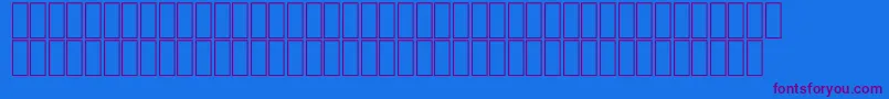 FsIndia Font – Purple Fonts on Blue Background