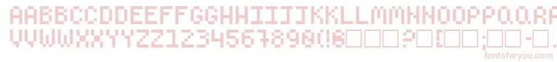 ClassOf74 Font – Pink Fonts on White Background