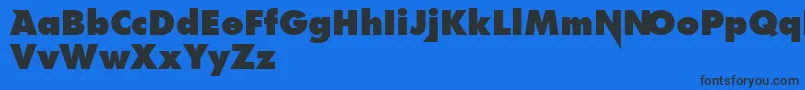 Linkinpark Font – Black Fonts on Blue Background