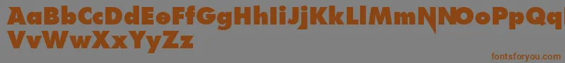 Linkinpark Font – Brown Fonts on Gray Background