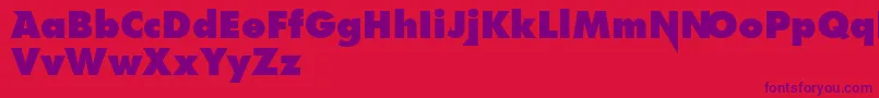 Linkinpark Font – Purple Fonts on Red Background