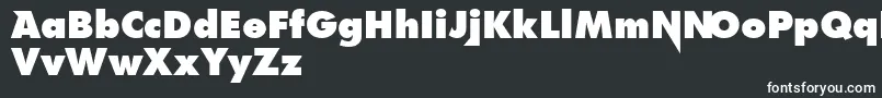 Шрифт Linkinpark – белые шрифты на чёрном фоне