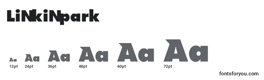 Linkinpark Font Sizes