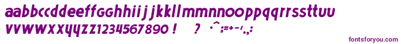 PoetsItalic-fontti – violetit fontit