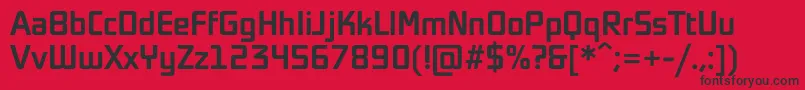 Sochi2014Medium Font – Black Fonts on Red Background
