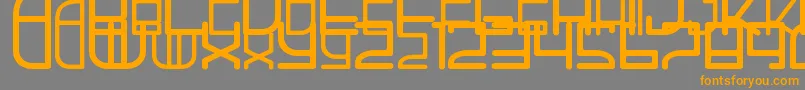 Lisätietoja AhHa2-fontista AhHa2-fontti – oranssit fontit harmaalla taustalla