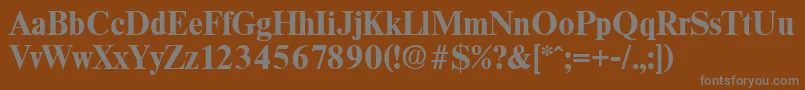 More about ThamesBold Font ThamesBold Font – Gray Fonts on Brown Background