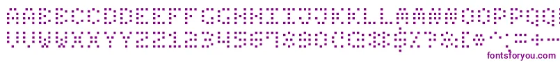 SmallDotDigital7 Font – Purple Fonts on White Background