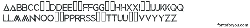 BlackedoutRegular-Schriftart – aserbaidschanische Schriften
