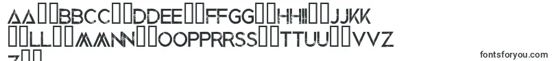 Шрифт BlackedoutRegular – латышские шрифты