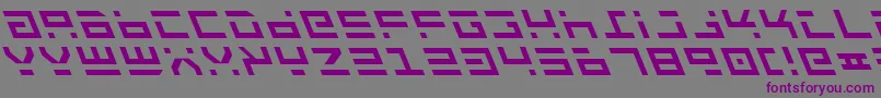 Rocktl Font – Purple Fonts on Gray Background