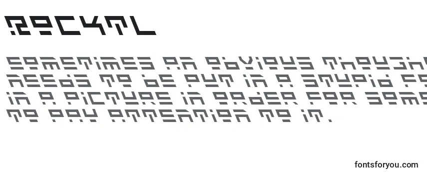 Обзор шрифта Rocktl
