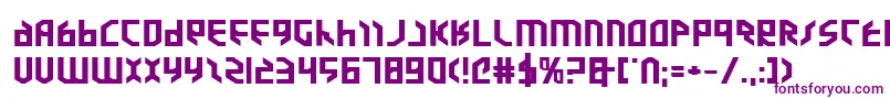 ValkyrieExpbold Font – Purple Fonts on White Background