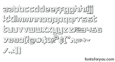  Hollowpoint3D font