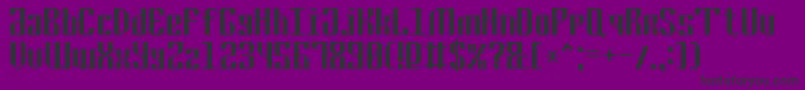 fuente CyrillicPixel7 – Fuentes Negras Sobre Fondo Morado