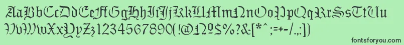More about Sabbathblackregular Font Sabbathblackregular Font – Black Fonts on Green Background