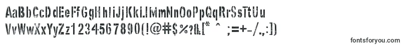 Шрифт GhostArmyStencil – шрифты для VK
