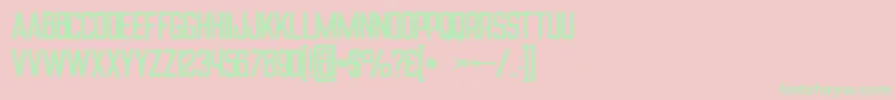More about Alterregular Font Alterregular Font – Green Fonts on Pink Background